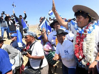 El presidente de Bolivia, Evo Morales, en Tarija, el pasado 15 de septiembre. 