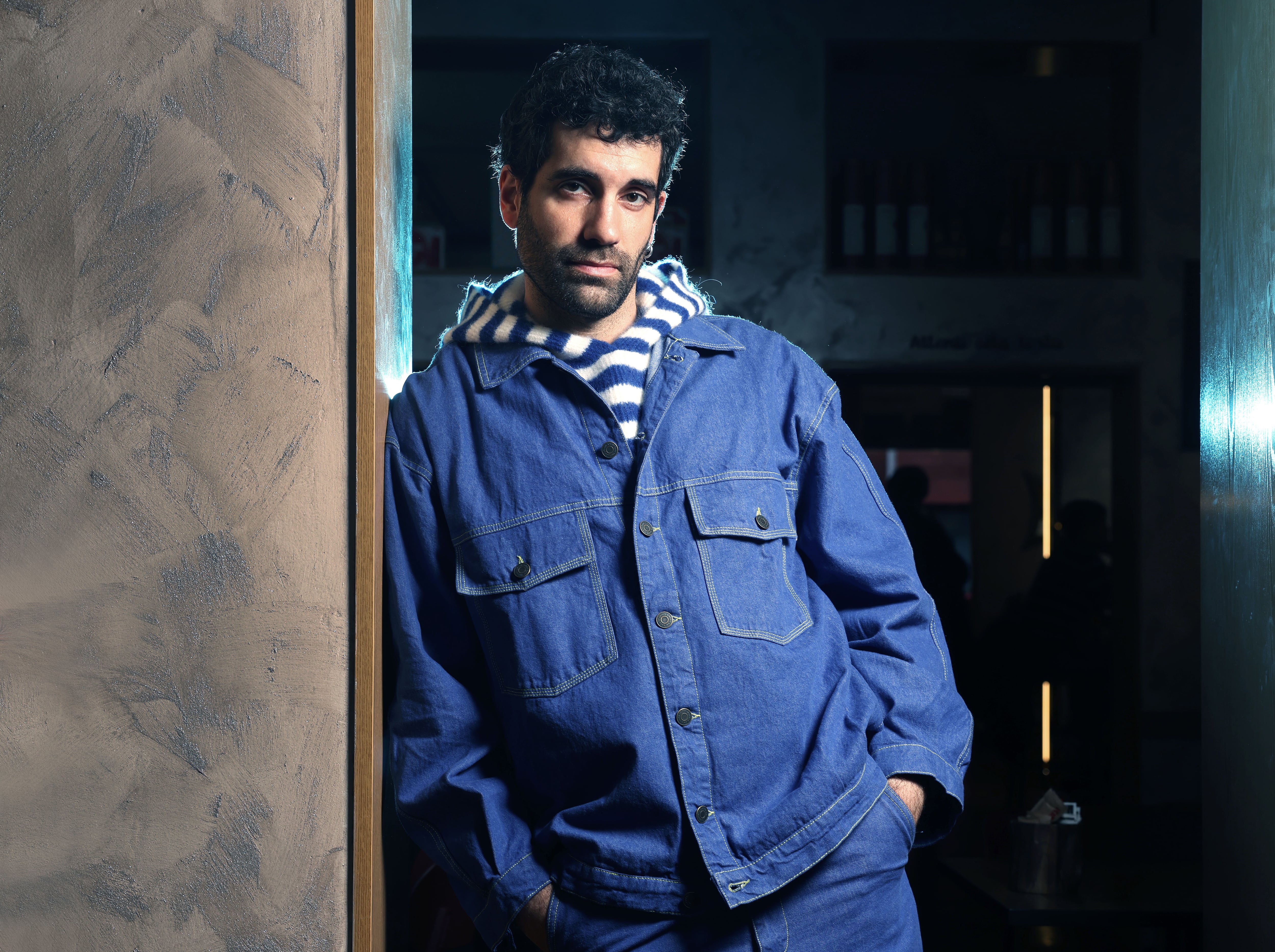 El actor Tamar Novas, en el Café Brunetti en Madrid.