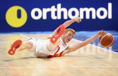 Alberto Díaz, en la final ante Francia.