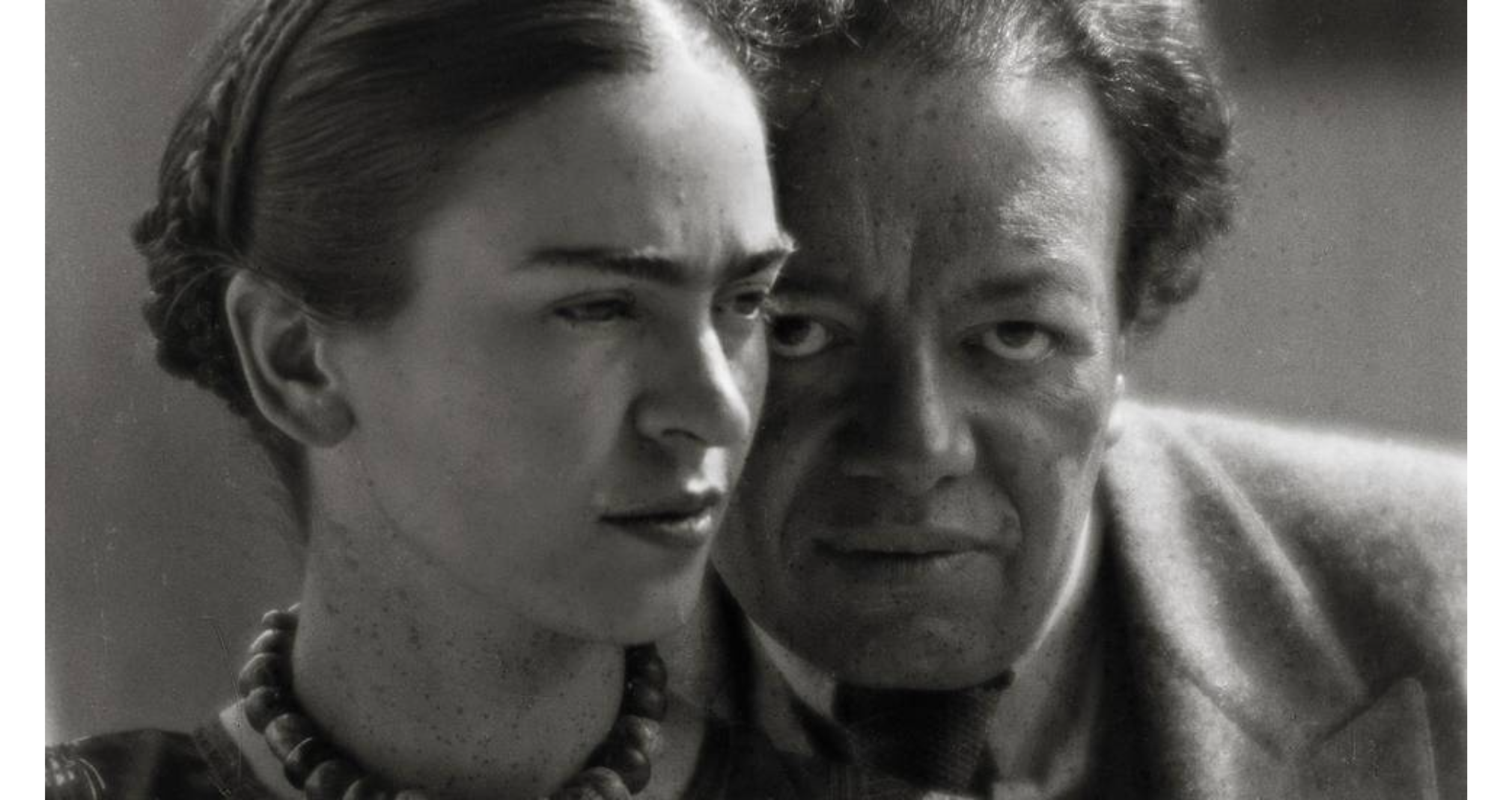 Un retrato de Frida Kahlo y Diego Rivera.