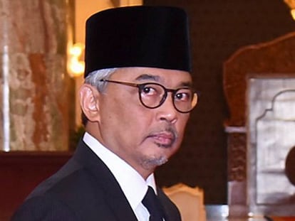 El sultán de Pahang, Tengku Abdullah, XVI rey de Malasia.