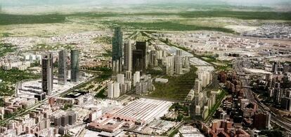 Recreación del plan urbanístico Distrito Castellana Norte.