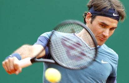 Federer, en el Masters de Montecarlo