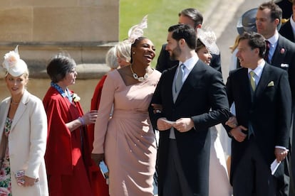 Serena Williams e seu marido, o empresário Alexis Ohanian.