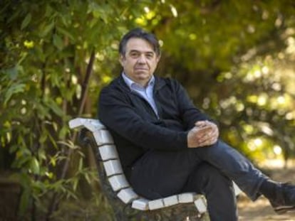 Martí Domínguez en el Jardí Botànic de Valencia, en una foto de archivo.