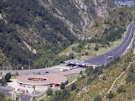Entrada del túnel del Cadí.