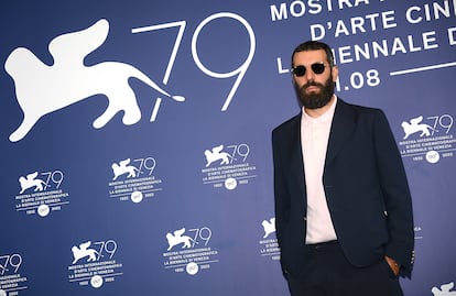 Romain Gavras, antes de la rueda de prensa de 'Athena', hoy en Venecia. 