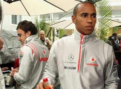Alonso y Hamilton