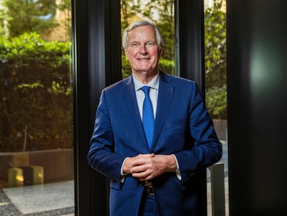 Michel Barnier, negociador europeo del Brexit, este miércoles en Madrid.