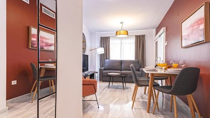 Interior of one of the apartments at Málaga Rivas 34 Suites Homes.