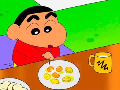 Shin chan, el niño japonés famoso por enseñar el culo cumple 15 años en la tele