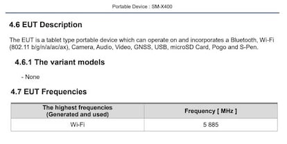 Posible certificación del tablet Samsung Galaxy Tab S10 Lite