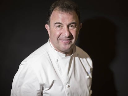 El cocinero Martin Berasategui, el pasado abril en Barcelona.