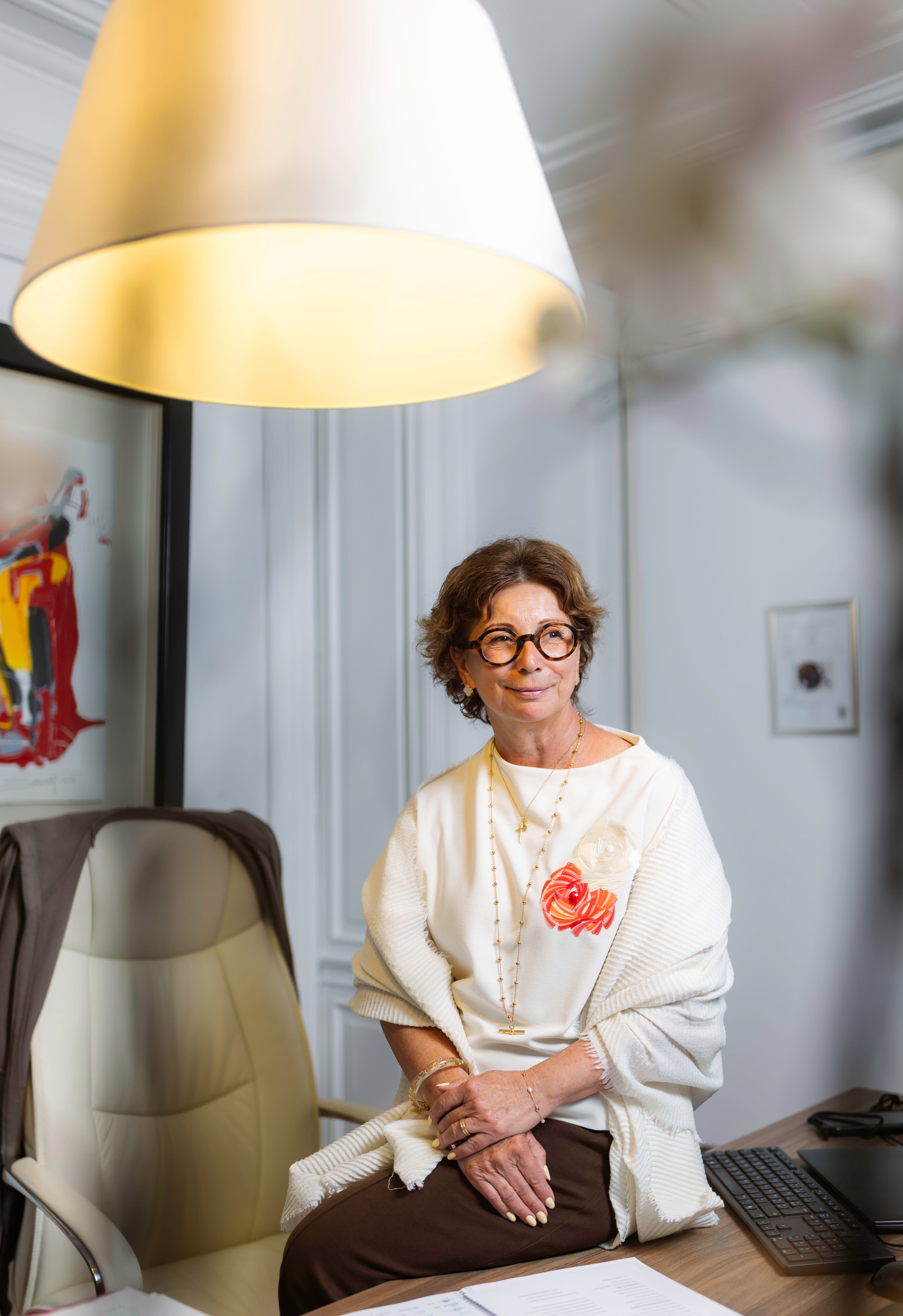 Catherine Fautrier, en su despacho en Madrid.
