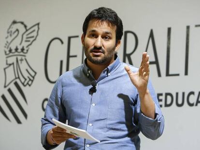 El consejero de Educación, Vicent Marzà, en la presentación de este curso escolar.