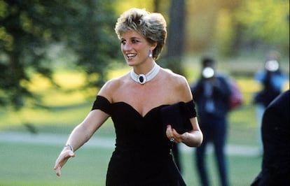 Diana de Gales, en 1994 en la Serpentine Gallery de Londres.