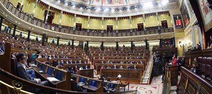 El Congreso de los Diputados durante el pasado debate de Presupuestos