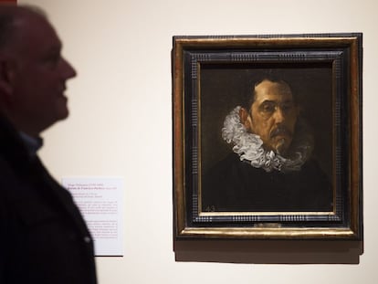 El retrato de Francisco Pacheco realizado por Diego Vel&aacute;zquez.