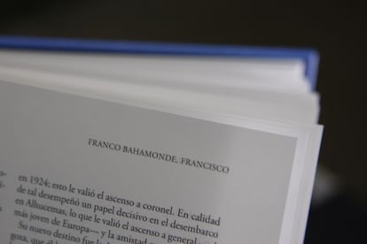 The entry for Franco in the controversial biographical dictionary.