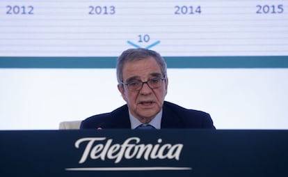 César Alierta, presidente de Telefónica.