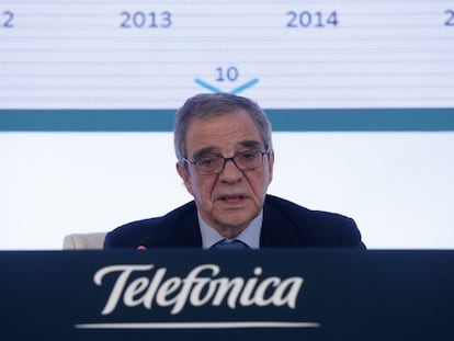 César Alierta, presidente de Telefónica.