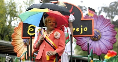 La caracterización de Angela Merkel fue muy aplaudida.