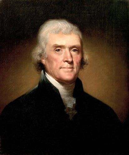 “A dignidade do meu cargo me obriga, certamente, a incorrer em despesas às quais não posso me permitir”, escreveu Thomas Jefferson (Virgínia, EUA, 1743 - Virgínia, EUA, 1826), terceiro presidente dos Estados Unidos, a seu bom amigo James Madison em 1802. O inquilino da Casa Branca tentava, assim, justificar despesas extravagantes como os quase 10.000 dólares por ano (o que daria cerca de 1,8 milhão de dólares hoje) que eram gastos em vinhos franceses, espanhóis e italianos para nutrir sua adega e receber seus hóspedes. Além disso, Jefferson acreditava piamente que indivíduos em cargos eletivos não deveriam receber um salário – “se você não pode se permitir o esforço financeiro representado por servir a seu país, é melhor não fazê-lo”, escreveu. E ainda pregava a austeridade nos gastos públicos – “nenhuma geração deve se ver obrigada a pagar as dívidas de seus pais”. Mas nunca se dispôs a praticar isso em sua vida pessoal. Morreu em Monticello, sua imensa mansão no sul do país, assediado pelos credores, entre baixelas de ouro e prata oxidadas e luxuosos tapetes estilo Versailles cobertos de pó e roídos por ratazanas. Na imagem, retrato de Thomas Jefferson em 1800.