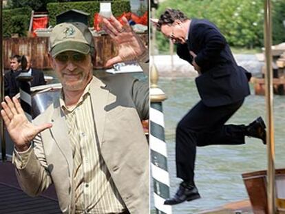 Steven Spielberg (a la izquierda) y Tom Hanks, en la Mostra de Venecia.
/ ASSOCIATED PRESS