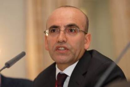 El ministro turco de Finanzas, Mehmet Simsek. EFE/Archivo