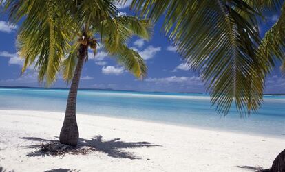 Playa de Aitutaki.