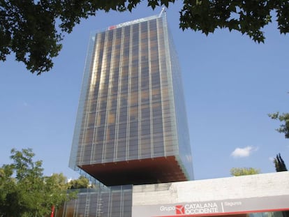 Seu de Catalana Occident en el passeig de la Castellana de Madrid.