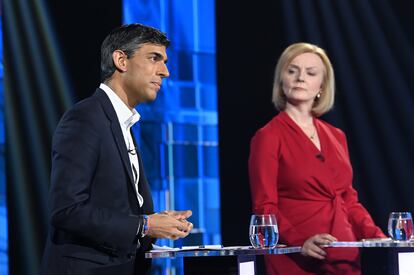 Rishi Sunak and Liz Truss