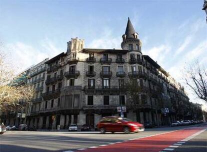 El edificio modernista Casa Burés, que la Generalitat se ha comprometido a comprar al Ayuntamiento de Barcelona.