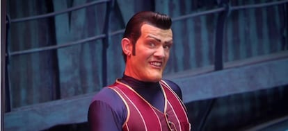 Stefán Karl Stefánsson, en el papel de Robbie Rotten, en una imagen de la serie 'Lazy Town'.