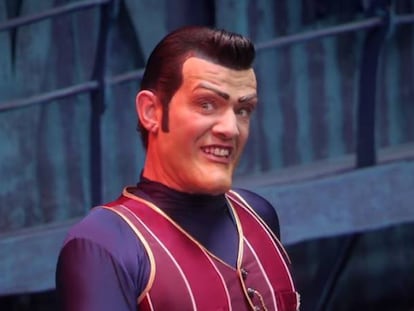 Stefán Karl Stefánsson, en el papel de Robbie Rotten, en una imagen de la serie 'Lazy Town'.