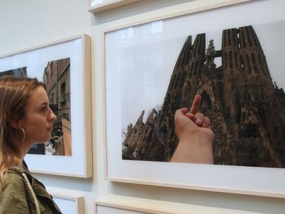 Una de les pol&egrave;miques obres d&rsquo;Ai Weiwei exposades a La Virreina, a Barcelona. 