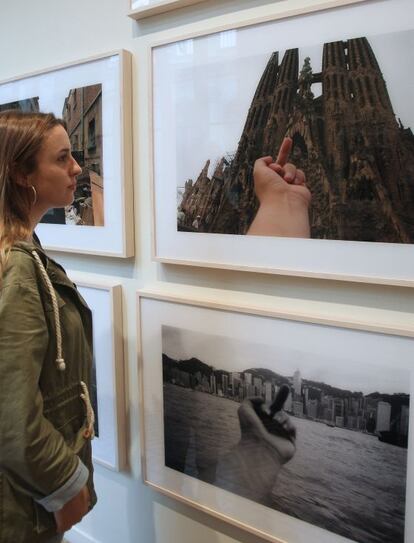 Una de les polèmiques obres d’Ai Weiwei exposades a La Virreina, a Barcelona.