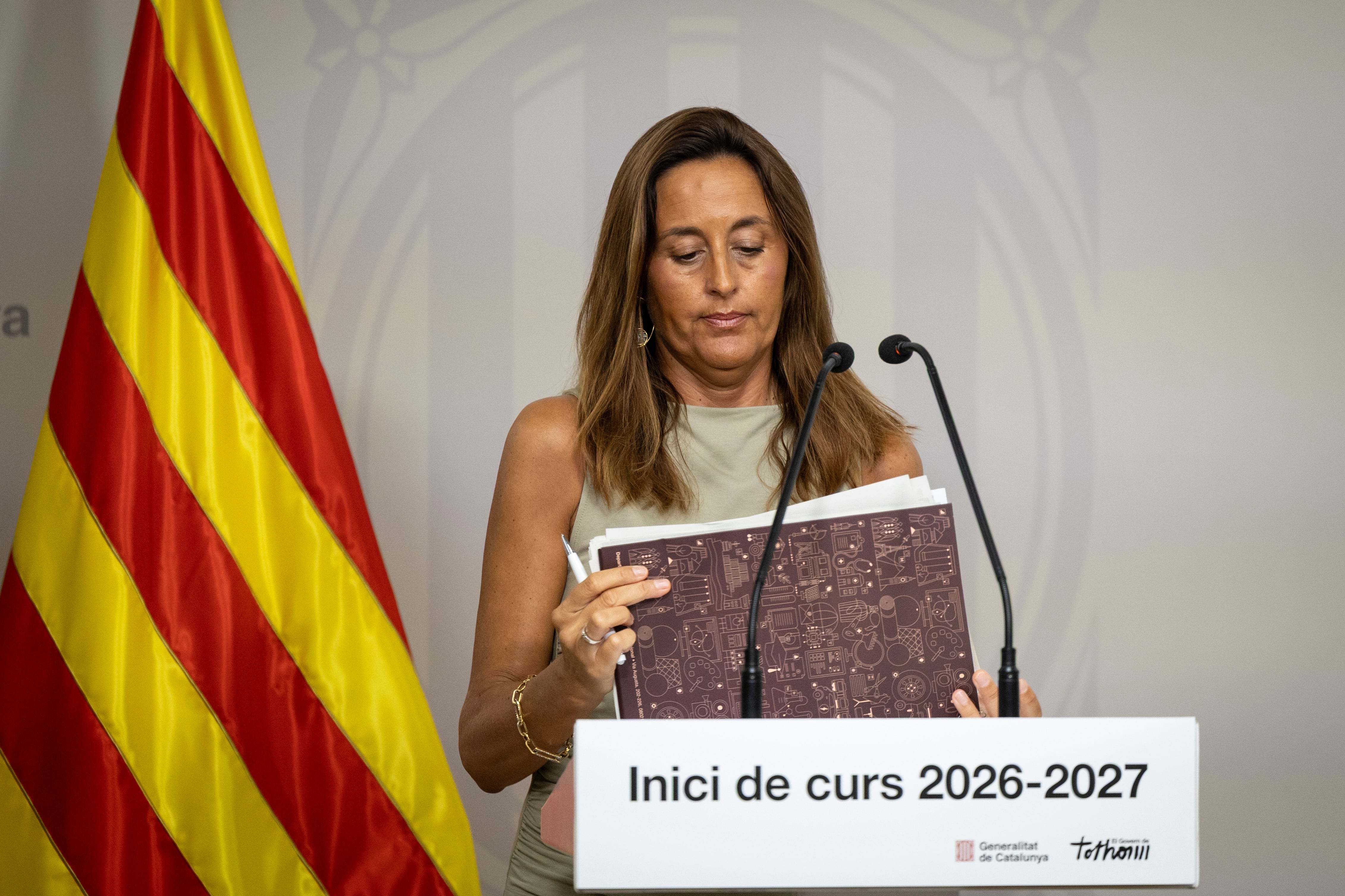 La consejera de Educaciónde Cataluña Esther Niubó.