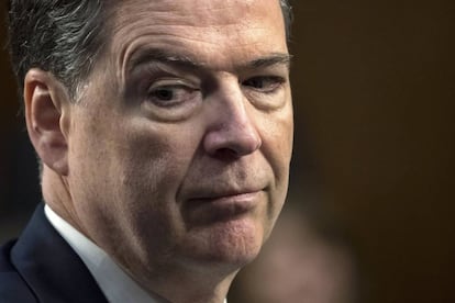 Comey, en su comparecencia en junio en el Senado