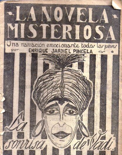 'La sonrisa de Vadi' fue uno de sus relatos de misterio dentro de la colección La Novela Misteriosa. En 1926, cuando aún no había comenzado a tocar el humor en sus textos, decidió intentar hacerse un hueco en el género. Creó un semanario que fracasó por una huelga de Correos; los suscriptores dejaron de recibir las pequeñas novelas.