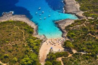 Caleta de Es Talaier, en Menorca.