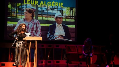 Lina Soualem, directora de 'Leur Algerie', recoge el premio del público del FCAT.