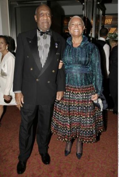 Camille y Bill Cosby en junio de 2009 en Nueva York.