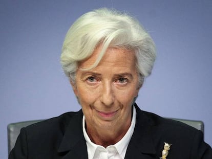 Christine Lagarde, presidenta del BCE.