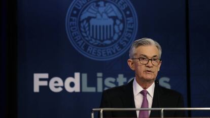 Jerome Powell, presidente de la Reserva Federal de EE UU.