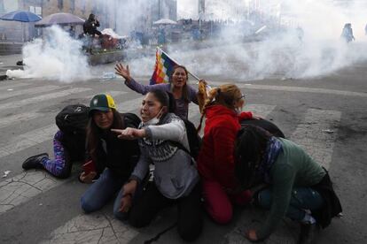 Manifestación en La Paz, el pasado 15 de noviembre. 