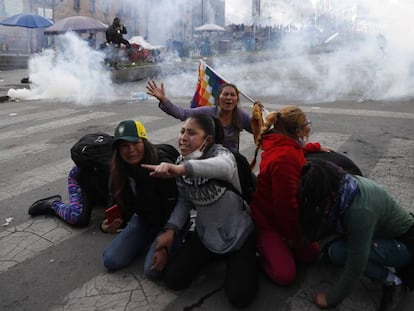 Manifestación en La Paz, el pasado 15 de noviembre. 