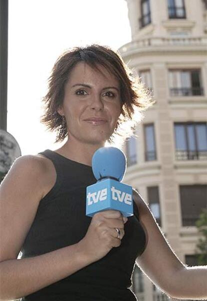 Pilar García Muñiz, presentadora de <i>España directo.</i>