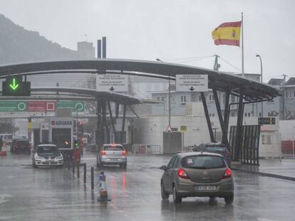 Paso fronterizo entre Gibraltar y La L&iacute;nea de la Concepci&oacute;n.