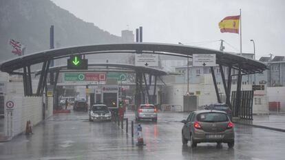 Paso fronterizo entre Gibraltar y La L&iacute;nea de la Concepci&oacute;n.